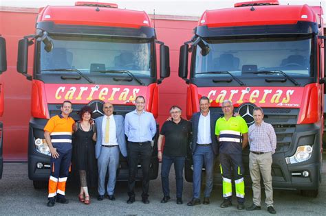 Carreras Renueva Su Flota Con 45 Nuevas Tractoras Mercedes Benz Actros