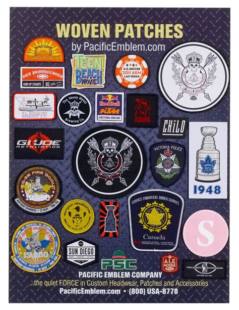 Buy Custom Woven Patches Pacific Emblem