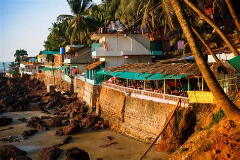 Tropical Beach Of Arambol, Goa Stock Photo - Image of destination, outdoor: 11904500