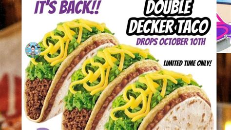 In Surprise Move Taco Bell Resurrects Double Decker Taco For A Limited