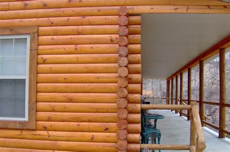 Log Cabin Siding | Log cabin siding, Log siding, Log cabin makeover