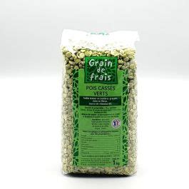 Pois cassé France paquet 1kg Grains de Frais