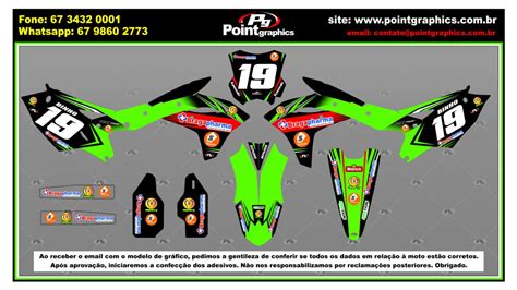 Kit Grafico Kx F Ano S Capa De Banco Point Graphics