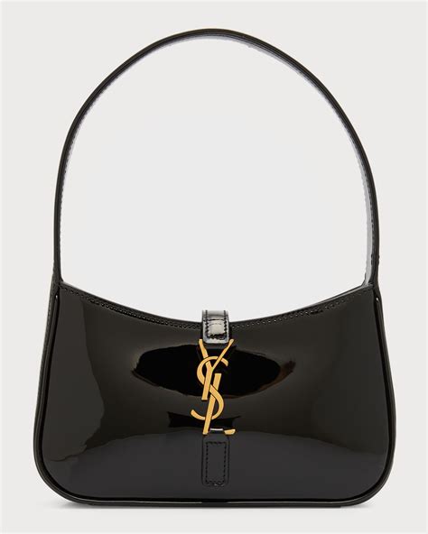 Saint Laurent Le 5 A 7 Mini YSL Shoulder Bag In Patent Leather Neiman