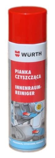 Pianka czyszcząca do tapicerki WURTH 500ml 0893033 za 29 90 zł z