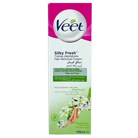 Veet Silky Fresh Hair Removal Cream For Dry Skin 100ml Urban Beauty