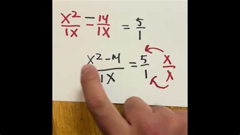 Solving Rational Equations Youtube