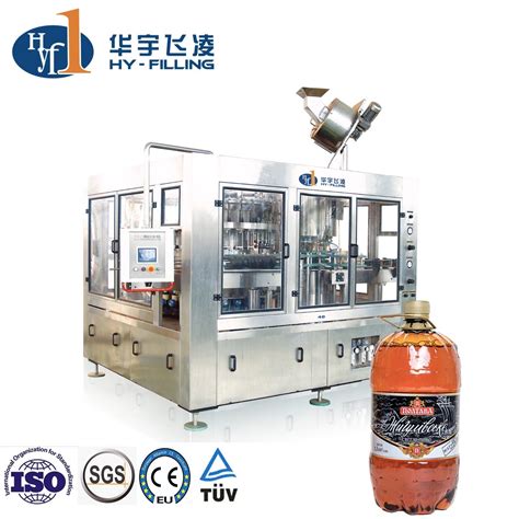 Automatic Carbonated Soft Drink Draft Beer Filling Line Pet Bottle Or