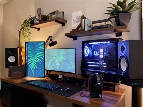 Blackbrowngreen Wfhgaming Setup Gaming Room Setup Gaming Setup