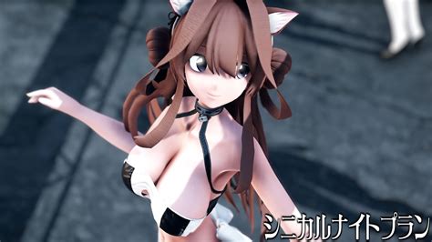 【mmd艦これ】金剛4姉妹でシニカルナイトプラン 発情ネコ耳メイドコスプレver 歌詞つき Youtube