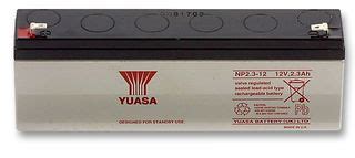 NP2 3 12 YUASA Rechargeable Battery NP Series Valve Regulated