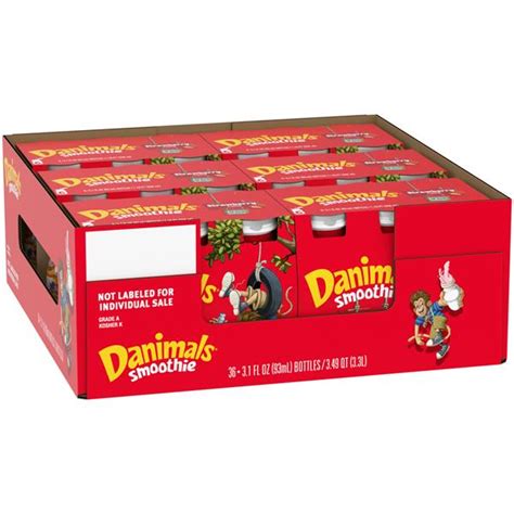 Dannon Danimals Smoothies Strawberry Explosion 6Pk | Hy-Vee Aisles ...