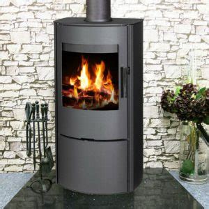 Opal Lux Kw Multi Fuel Wood Burning Curved Stove Modern Stoves