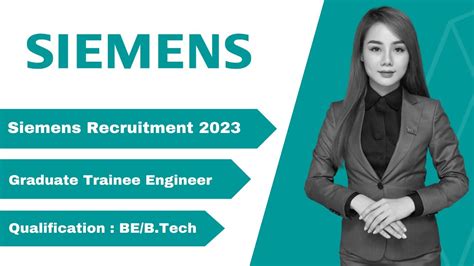 Siemens Recruitment For Graduate Trainee Engineer 2023 IT Jobs