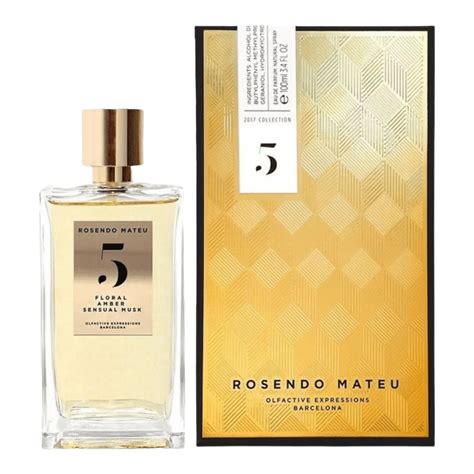 ROSENDO MATEU 5 FLORAL AMBER SENSUAL MUSK EDP 100ML Santiago Perfumes