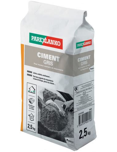 Parex Lanko Ciment Gris Id Al Pour Travaux Courants De Ma Onnerie Kg