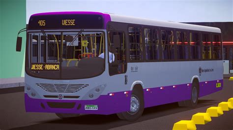 LANZAMIENTO Skin CORREDOR MORADO Marcopolo Torino 2007 MB OF 1722M