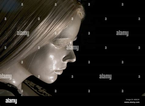 portrait   shop window dummy stock photo alamy