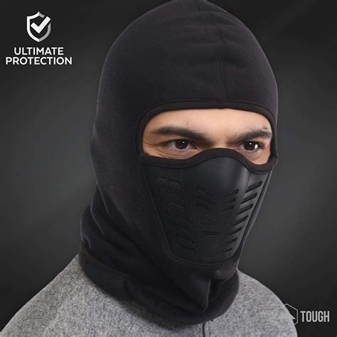 Men S Balaclava Face Mask Cold Weather Windproof Fleece Ninja Mask Lazada Ph