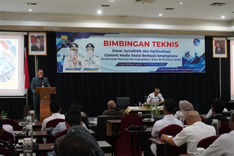 Diskominfo Provinsi Jambi Gelar Bimtek Optimalisasi Content Media