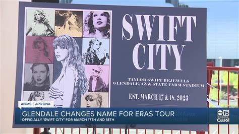 Arizona City Changes Name To Celebrate Taylor Swifts Eras Tour Kickoff