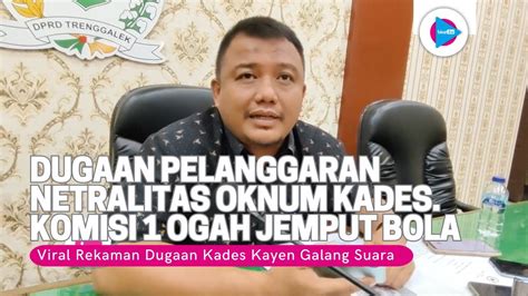 Viral Dugaan Kades Kayen Galang Massa Untuk Caleg Komisi Dprd