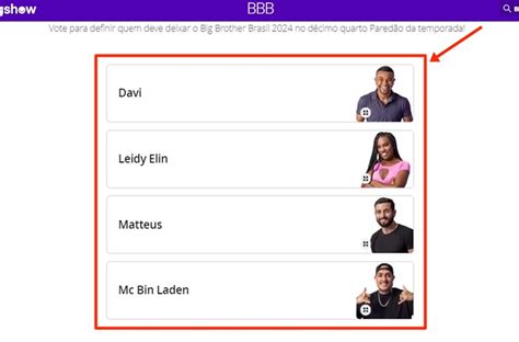 Bbb Como Ver Enquete Atualizada E Votar No Pared O No Gshow