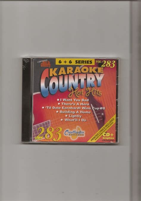 Karaoke Chartbuster Cd G Country Hot Hits Vol Ebay