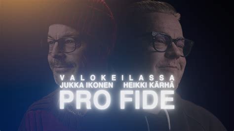 Valokeilassa Jukka Ikonen Heikki K Rh Pro Fide Glow Festival