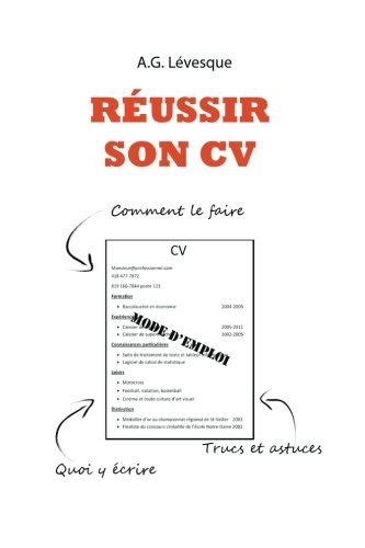 Buy Reussir Son Cv Comment Faire Un Curriculum Vitae Volume Book