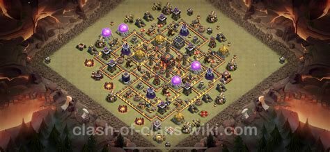 Best Anti 3 Stars War Base Th10 With Link Town Hall Level 10 Cwl Base