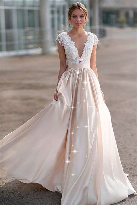 Gorgeous Tulle And Satin Bateau Neckline A Line Wedding Dress With Lace Appliques And 3d Flowers