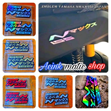 Jual EMBLEM NMAX JAPAN 3D BADGE LOGO TIMBUL YAMAHA N MAX 150 155