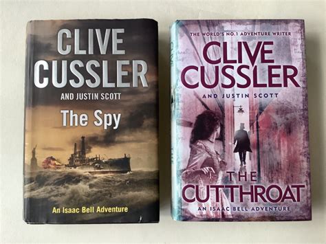 Clive Cussler The Cutthroat The Spy Hardback Bundle Isaac Bell