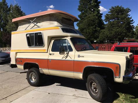 1976 K5 Blazer Cheyenne Chalet Pop Top Camper For Sale In Reno Nv