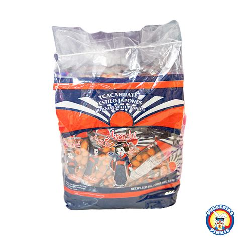 Arachi Japanese Style Peanuts Con Chile 55lb Mexican Peanuts A