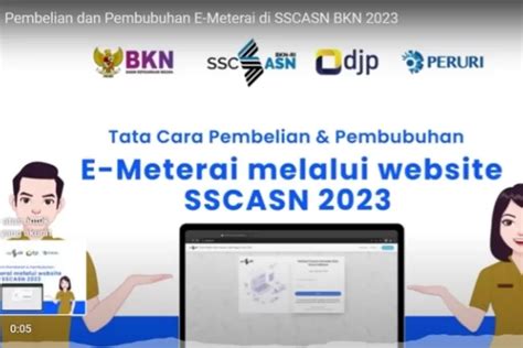 Tata Cara Pembelian Dan Pembubuhan Materai Elektronik Atau E Meterai