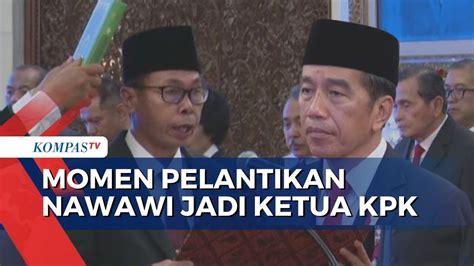 Jokowi Lantik Nawawi Pomolango Jadi Ketua Kpk Sementara Gantikan Firli