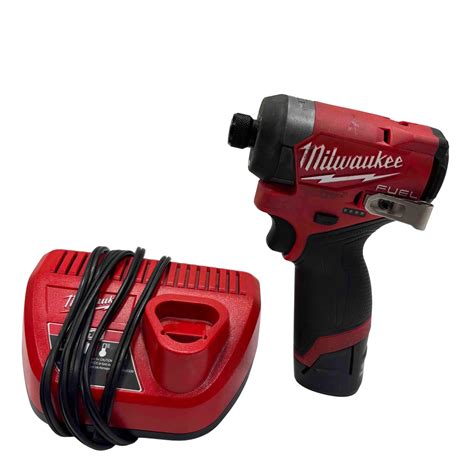 Milwaukee 3453-20 12V Lithium-Ion Brushless Cordless 1/4" Hex Impact ...