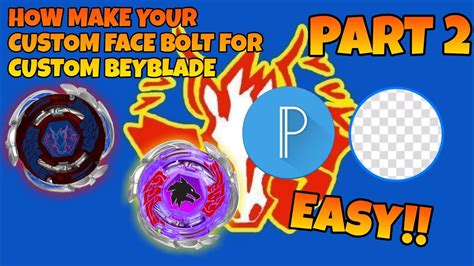 How Make Your Custom Face Bolt For Custom Beyblade Easy Tutorial