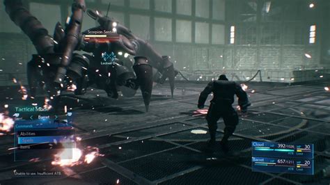 FINAL FANTASY VII REMAKE DEMO Scorpion Sentinel Boss Fight YouTube