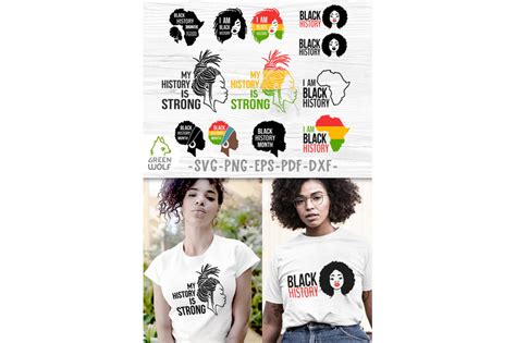 Black History Month Bundle Black Woman Svg African American Women Png