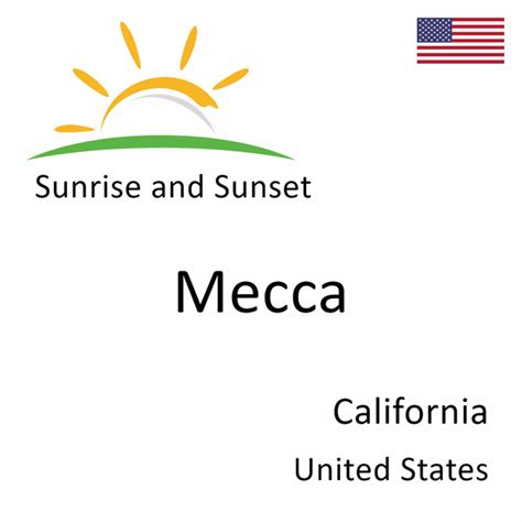 Sunrise and Sunset Times in Mecca, California, United States