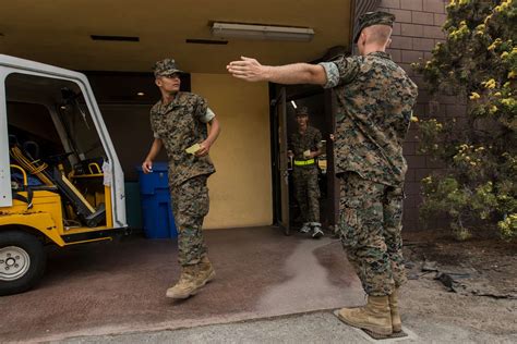 A Recruit With Echo Company 2nd Recruit Training Battalion Nara