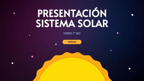 PresentaciÓn Sistema Solar