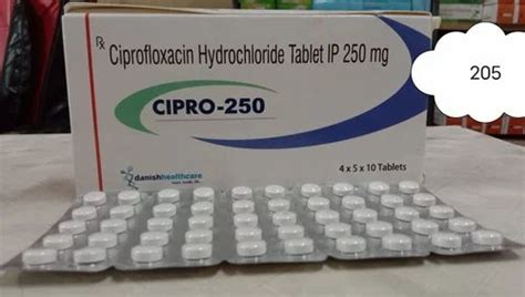 Cipro 250 Ciprofloxacin Hydrochloride Tablet At Rs 210 Box Ciplox