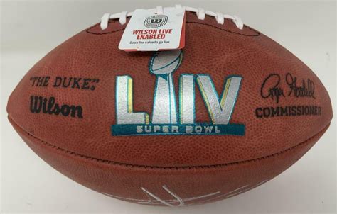 Travis Kelce Signed Super Bowl LIV The Duke Official NFL Game Ball