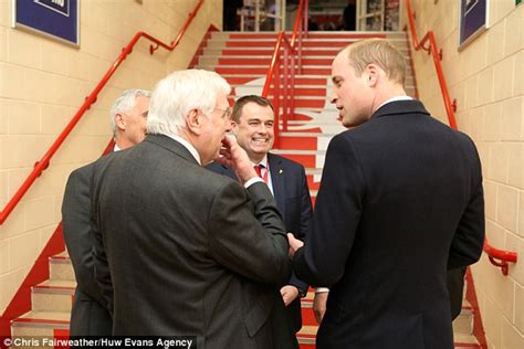 Prince William Sings The Welsh National Anthem At Six Nations Match