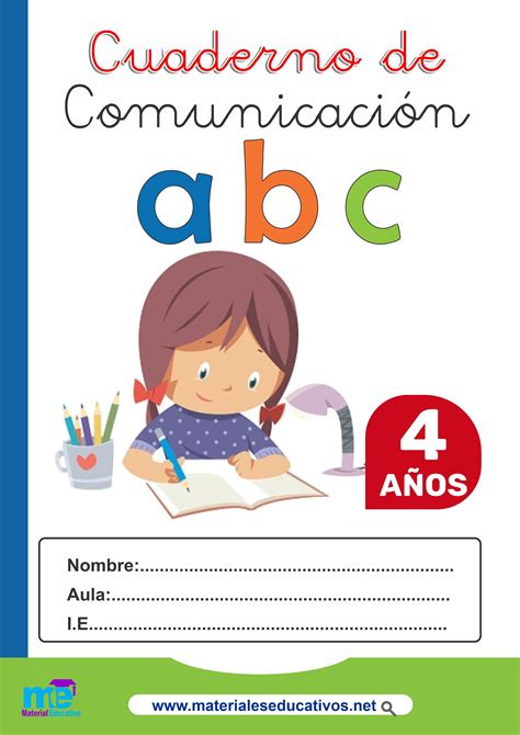 Cuaderno De Comunicación 4 Años Descarga E Imprime En Pdf 70 PÁginas Link