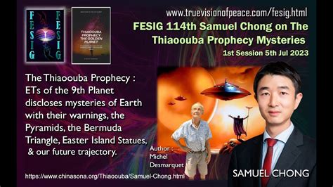 Fesig Samuel Chong The Thiaoouba Prophecy Mysteries Youtube